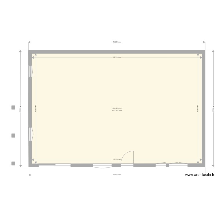 véranda. Plan de 0 pièce et 0 m2