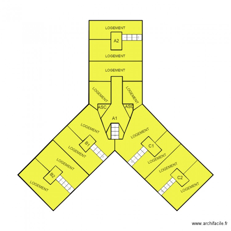 ETAGE COURANT CHARENTON . Plan de 0 pièce et 0 m2