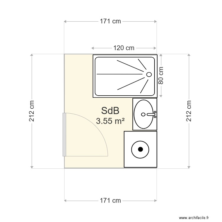 SdDouche Enzo MAOUCHE. Plan de 0 pièce et 0 m2