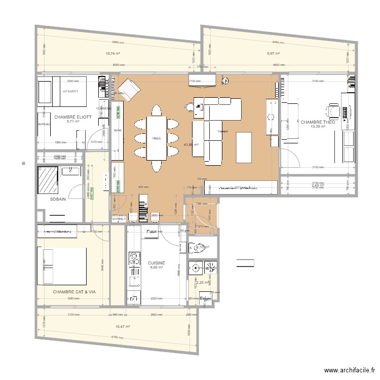 EUROPA. Plan de 0 pièce et 0 m2