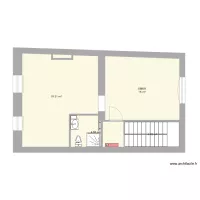 Anatole France 4&egrave;me &eacute;tage duplex 1 version studio vide