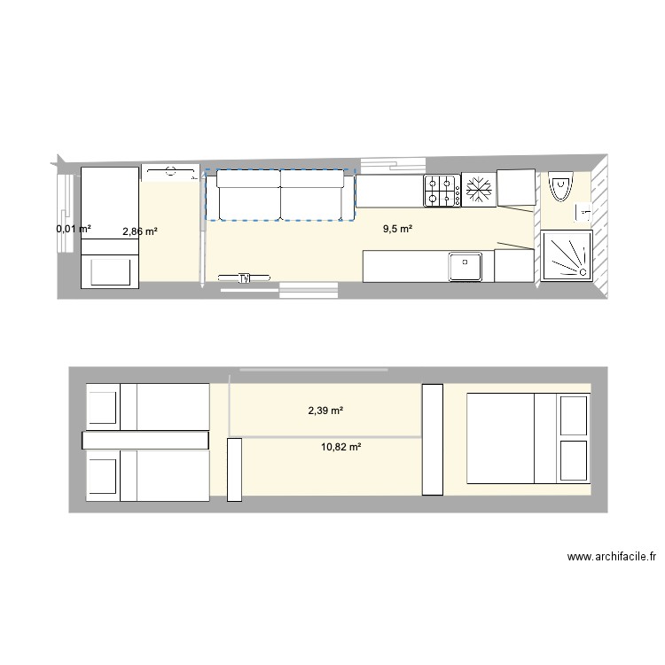 tiny2. Plan de 0 pièce et 0 m2