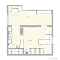 maison salon cuisine