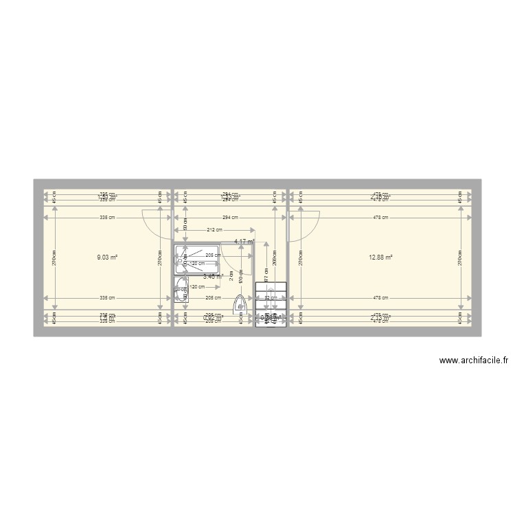 DORMOY. Plan de 0 pièce et 0 m2