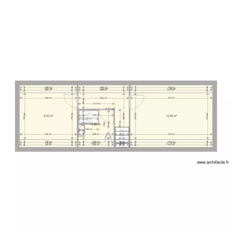 DORMOY. Plan de 