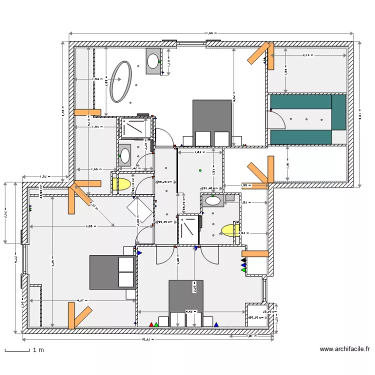 CHATILLON 1ER ETAGE. Plan de CHATILLON 1ER ETAGE. Plan de