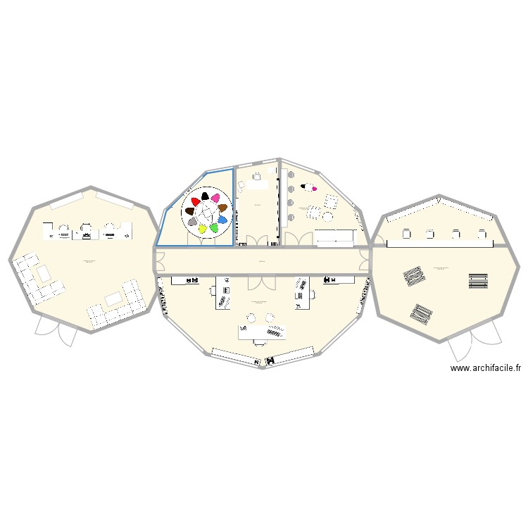 maison de Makashi l'Hokage. Plan de 7 pièces et 675 m2