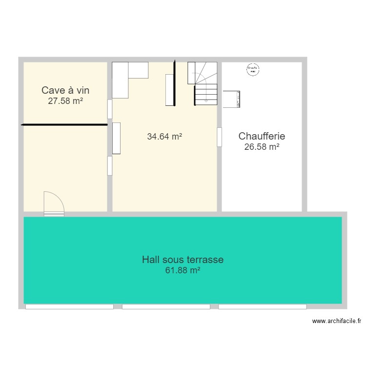 Bastide CAVE. Plan de 0 pièce et 0 m2