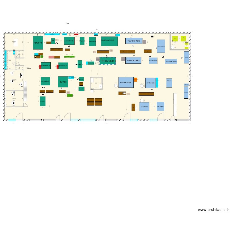 Locaux Version FINITION 17 DECEMBRE 2021. Plan de 19 pièces et 2160 m2