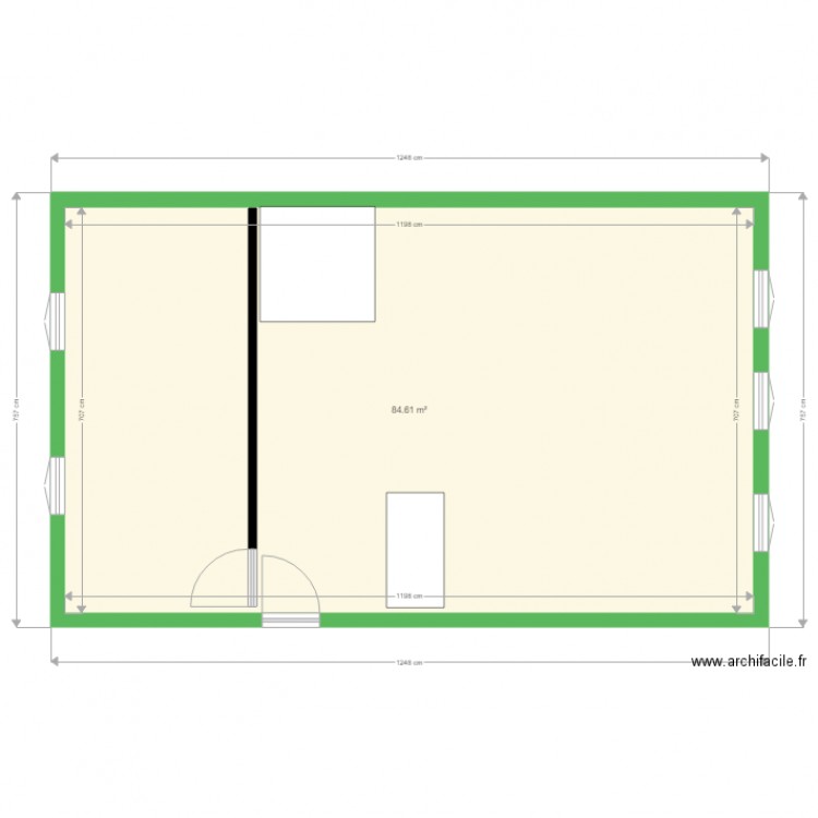 APPARTEMENT 1ER ETAGE PRADO. Plan de 0 pièce et 0 m2