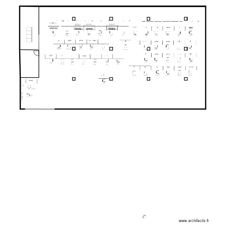 LOL 3 2022 V3. Plan de 15 pièces et 480 m2