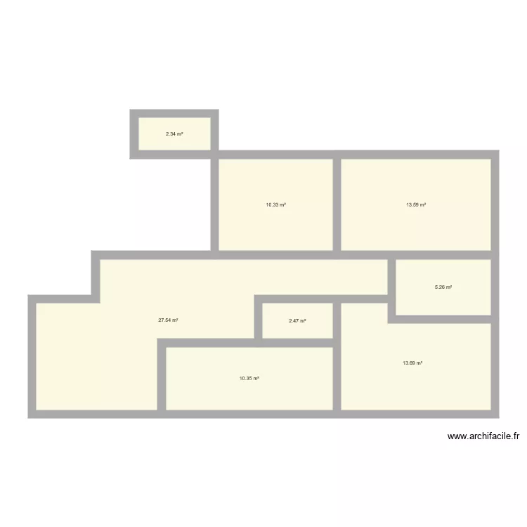 appartement. Plan de 