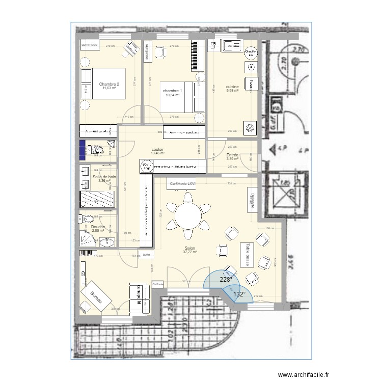 8 Chateaudun v4. Plan de 0 pièce et 0 m2