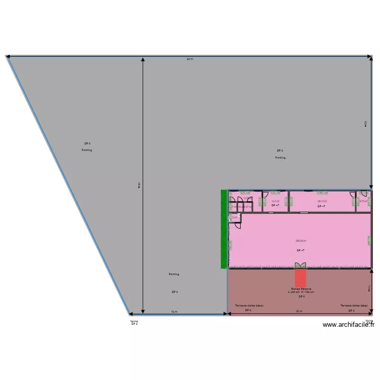 LA FABRIQUE MAISON LU&Ccedil;ON AVANT TRAVAUX. Plan de 