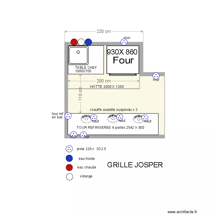 GRILLE JOSPER LE JARDIN 29 JUILLET. Plan de 