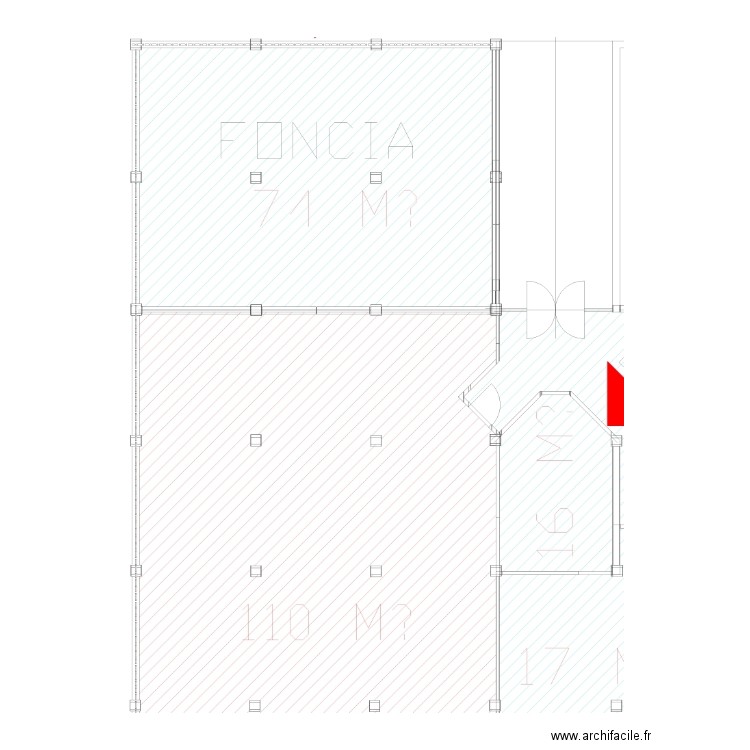 Cabinet dentaire avant projet. Plan de 0 pièce et 0 m2