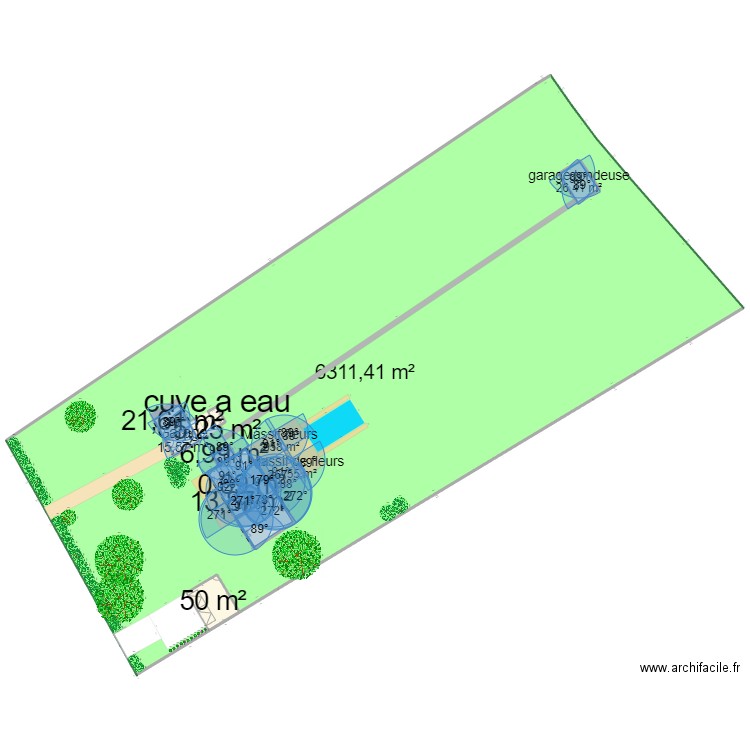 maison renov2. Plan de 13 pièces et 260 m2