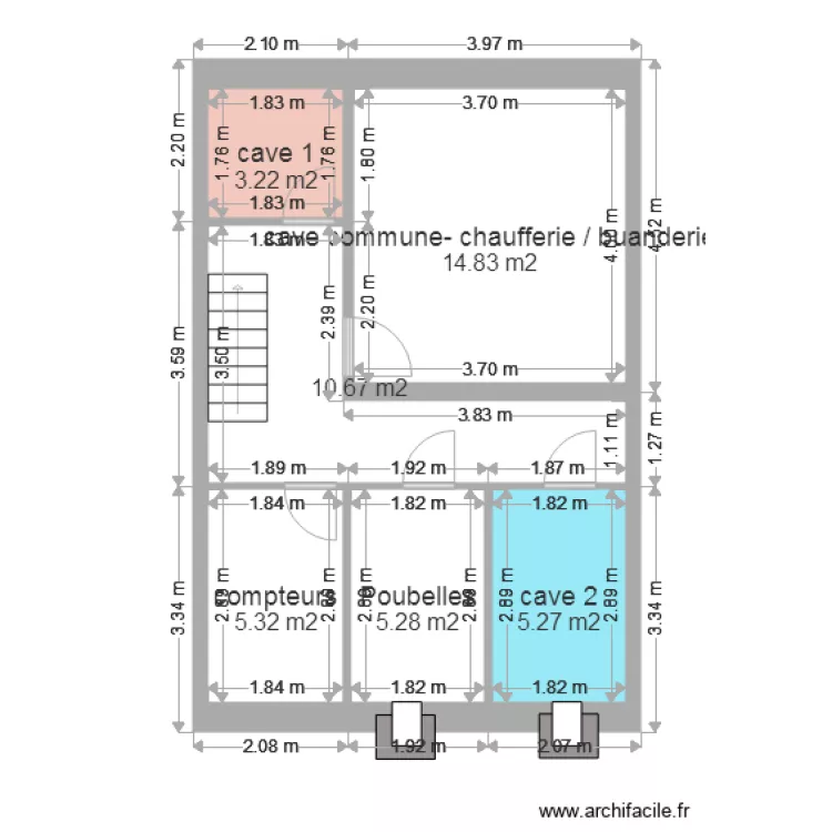 Puccini sous sols. Plan de Puccini sous sols. Plan de