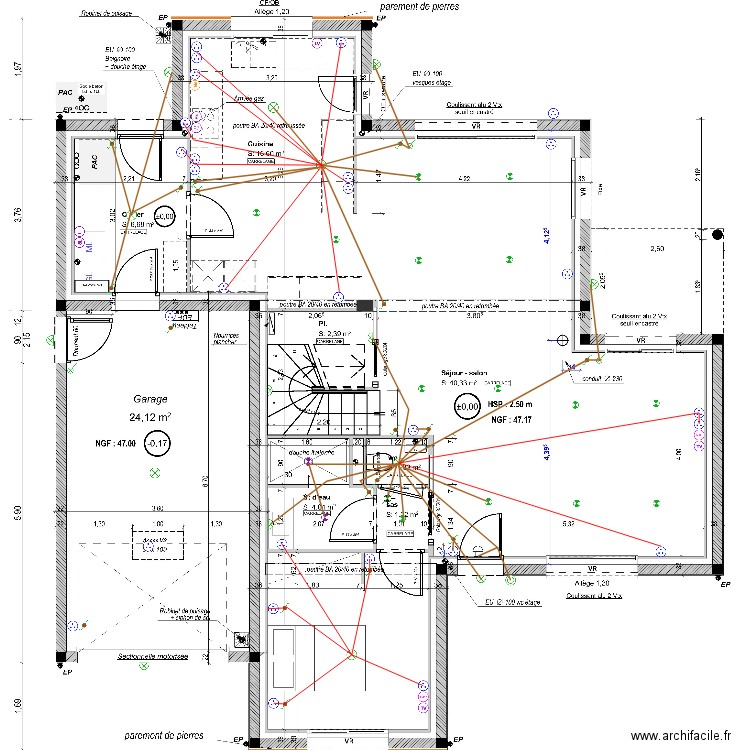 redwan rdc. Plan de 0 pièce et 0 m2