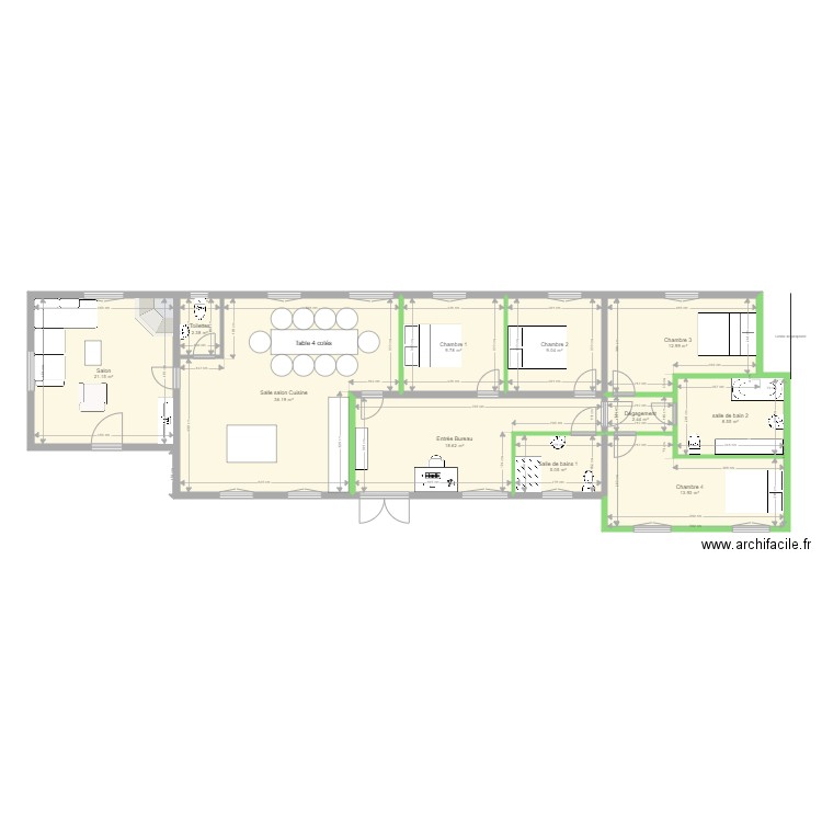 maison criel avec extensions avec  pièces plan client. Plan de 0 pièce et 0 m2