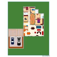 4ch 1 bureau autour d un patio