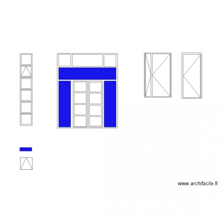 menuiseries MPE 1. Plan de 0 pièce et 0 m2