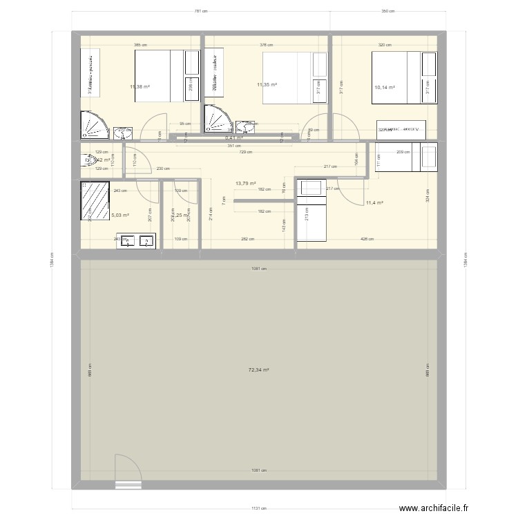BARESIA Etage. Plan de 0 pièce et 0 m2