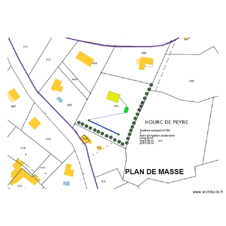 pujo. Plan de 0 pièce et 0 m2