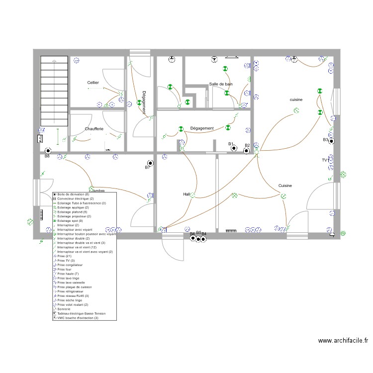 fleurentdidier rdc elec. Plan de 0 pièce et 0 m2