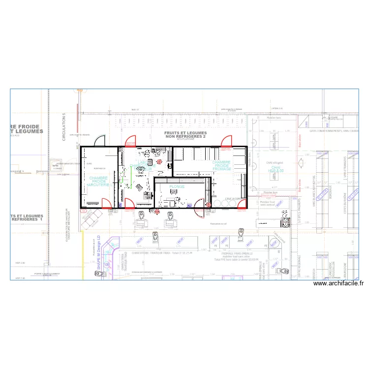 Pouilley les Vignes Labo CTT FC. Plan de Pouilley les Vignes Labo CTT FC. Plan de