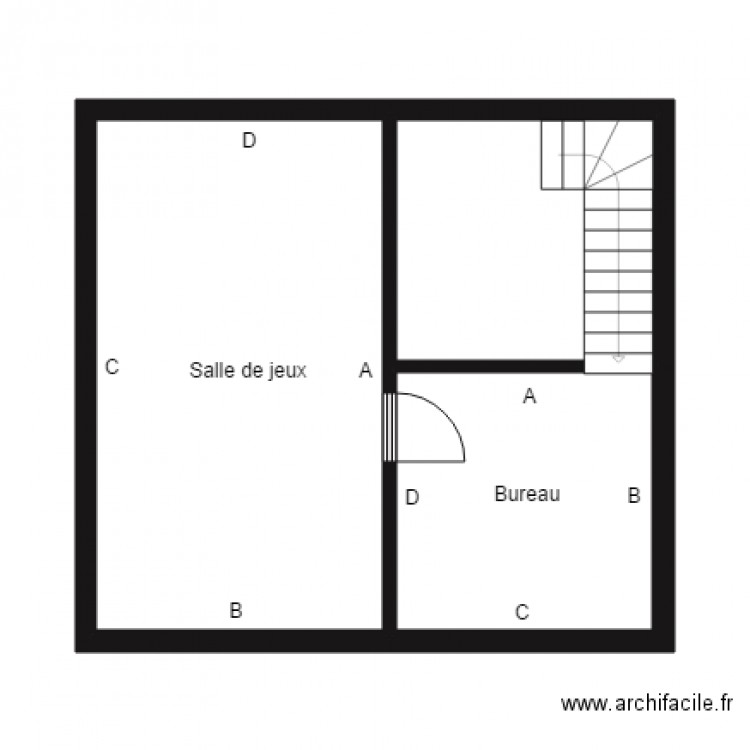 DELALANDE 1ETG. Plan de 0 pièce et 0 m2