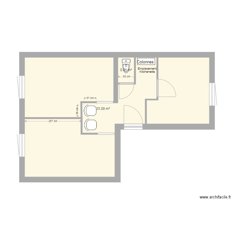 DANY LOCAL COMMERCIAL V4. Plan de 0 pièce et 0 m2