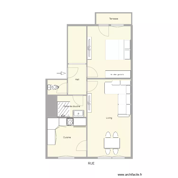 Pierre Longin. Plan de 