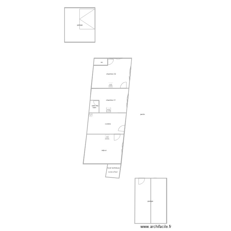 orseau. Plan de 0 pièce et 0 m2