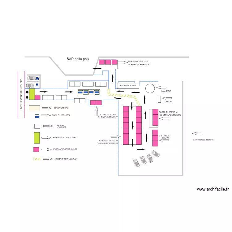 marche noel 5. Plan de 