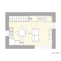 plan rdc avec 2 chambre etage