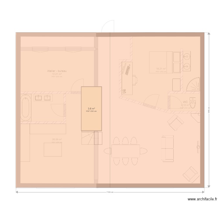 Le Pradet Plan avec un étage. Plan de 0 pièce et 0 m2