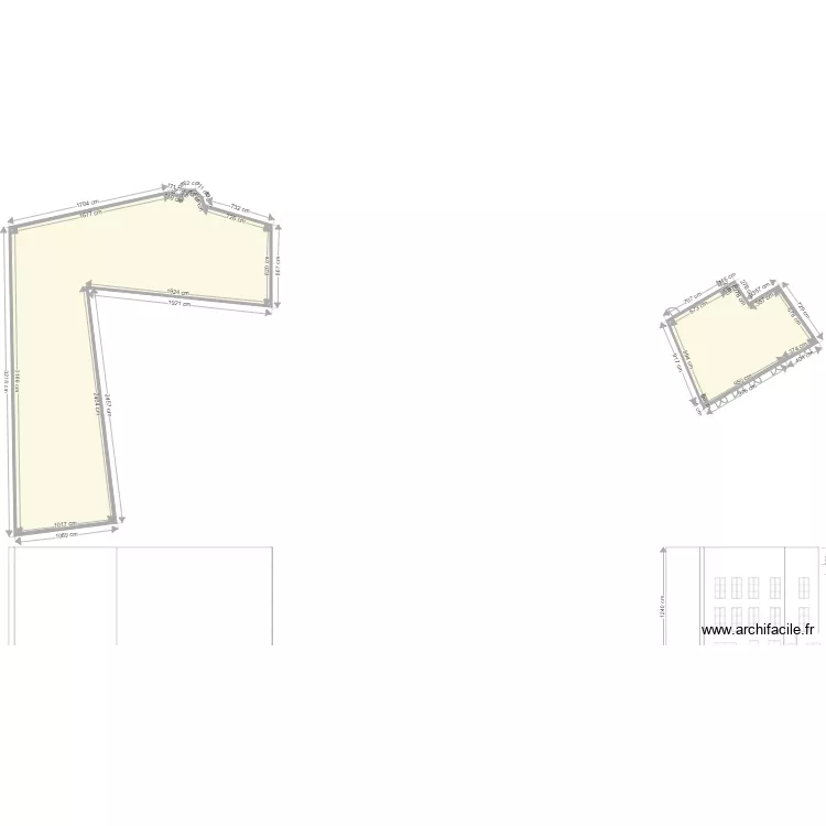 plan de facade projet. Plan de 
