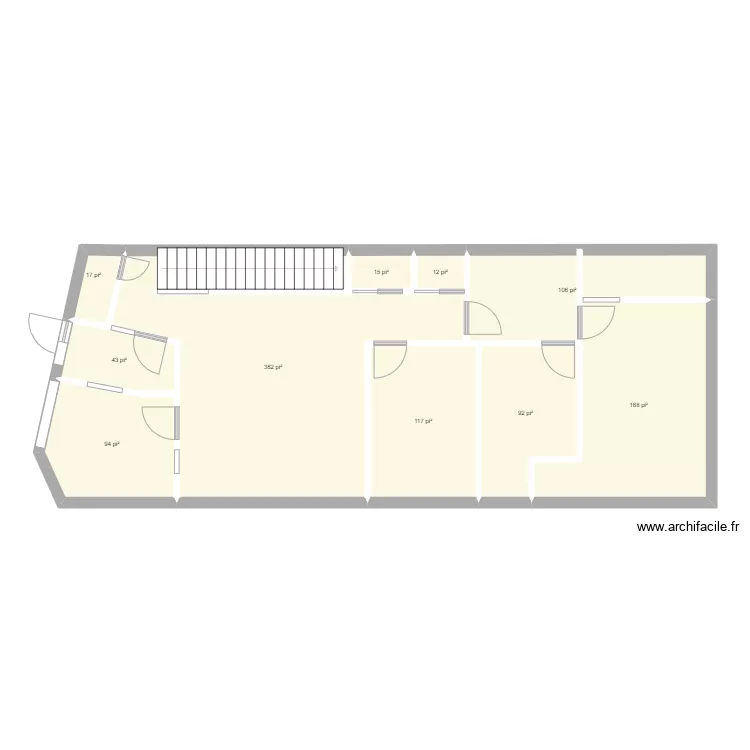 5451 Saint Jacques - 2e &Eacute;tage. Plan de 