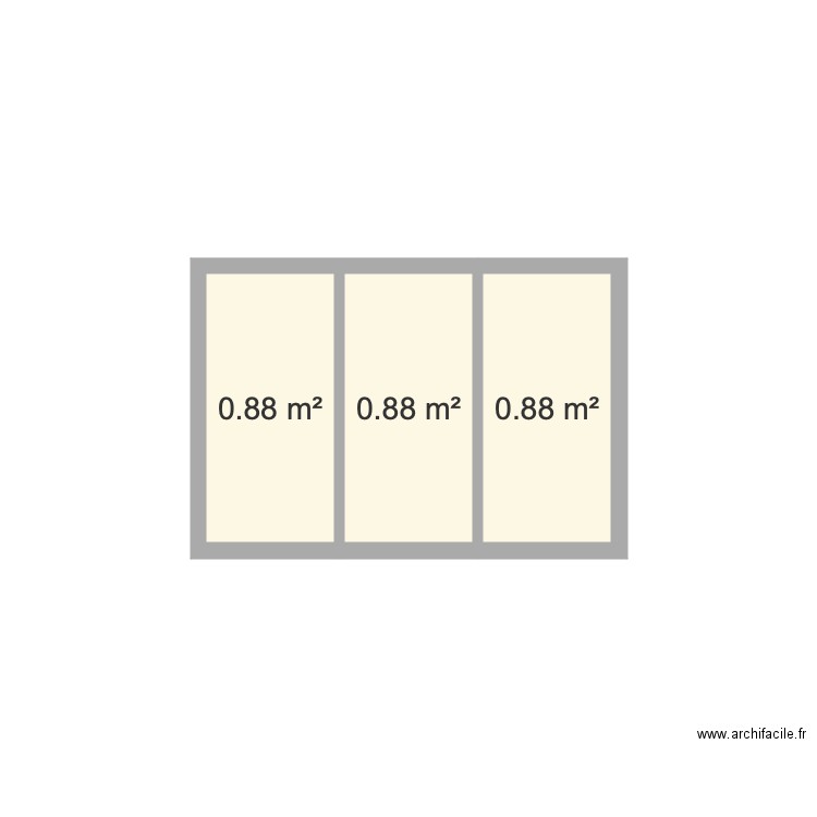 fenêtre sur cour existante. Plan de 0 pièce et 0 m2