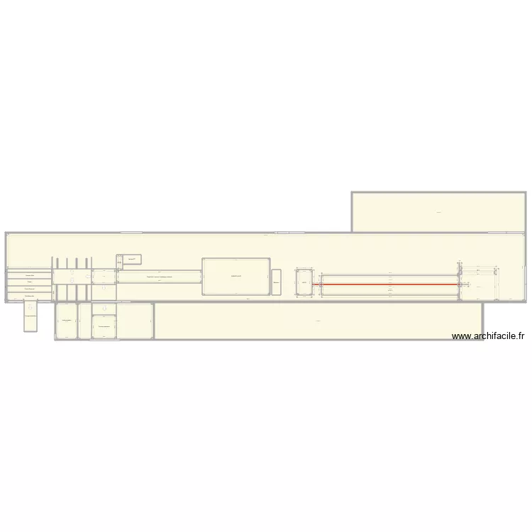 batiment trefilage. Plan de 