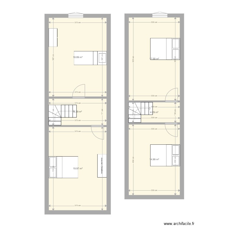 La Strada 2ème étage. Plan de 0 pièce et 0 m2