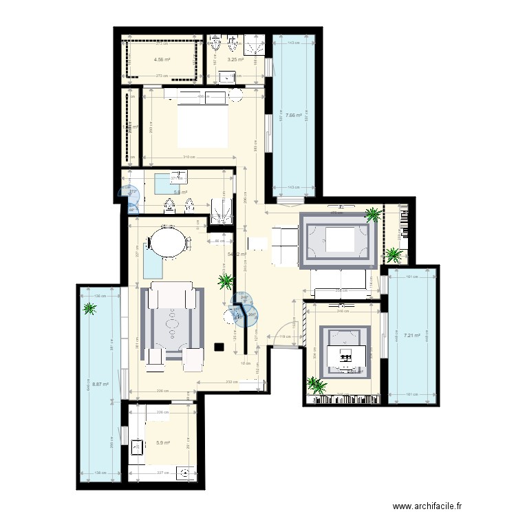 progetto 54. Plan de 0 pièce et 0 m2