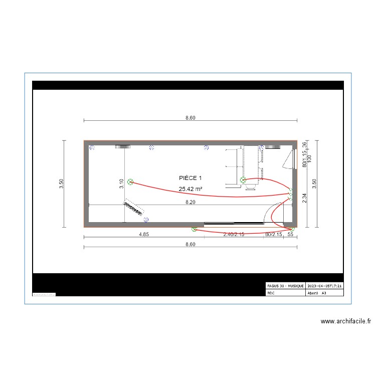 FAGUS MUSIQUE ARBOR . Plan de 0 pièce et 0 m2
