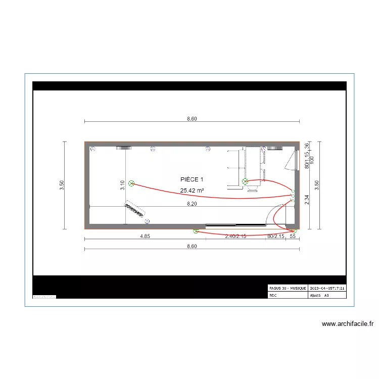 FAGUS MUSIQUE ARBOR . Plan de 