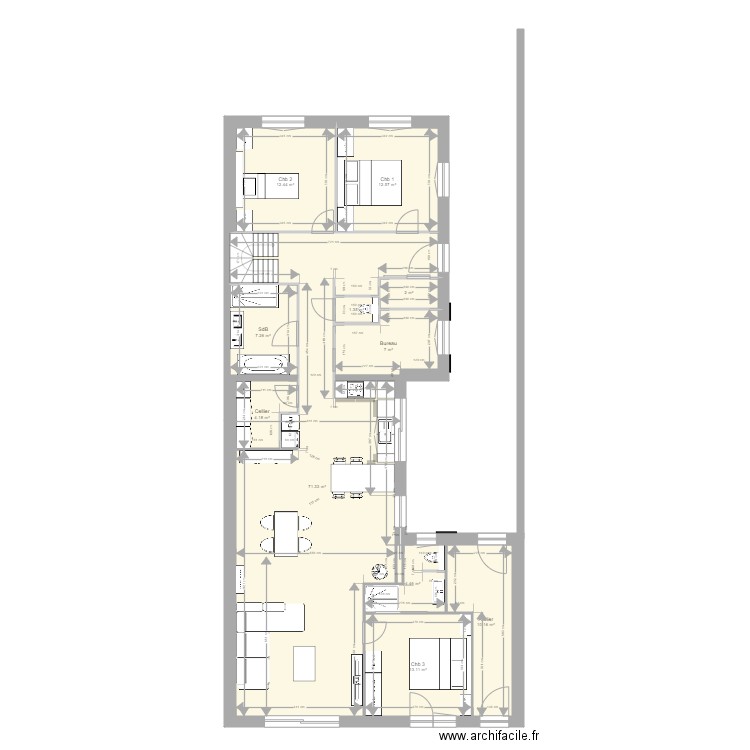 maison version 3. Plan de 0 pièce et 0 m2