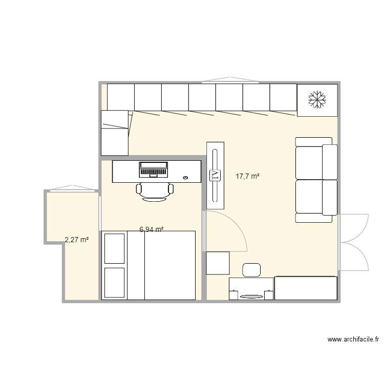 Algeco old. Plan de 0 pièce et 0 m2