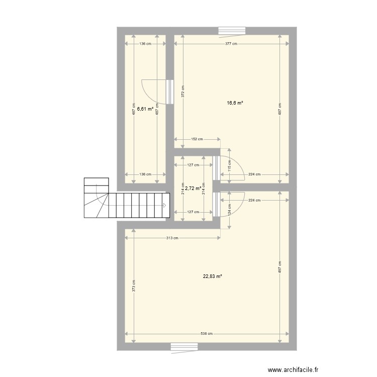 Croquis 1 étage. Plan de 0 pièce et 0 m2