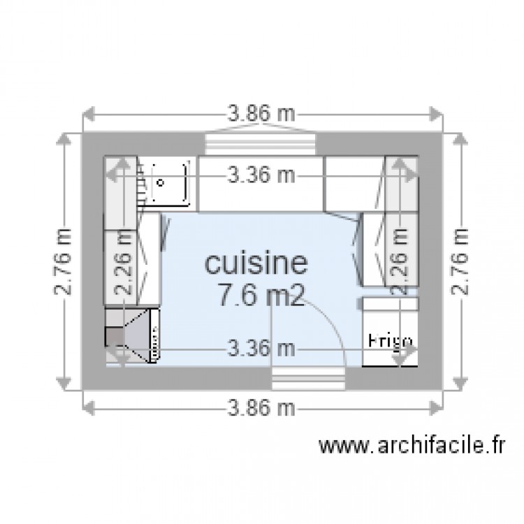 meuble cuisine . Plan de 0 pièce et 0 m2