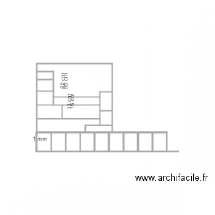 meuble bibliotheque 1. Plan de 0 pièce et 0 m2
